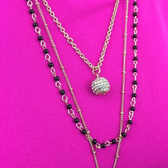 Tigers Eye Stone Three Strand Necklace - Picture 4 of 6